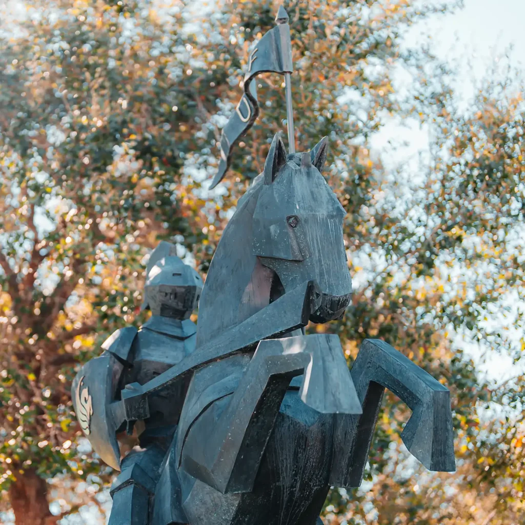 "The Charging Knight" on the UCF campus